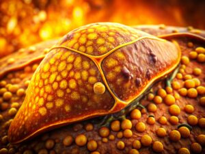 Liver Cancer Color Variations: Medical Stock Photo of Diseased Liver Tissue